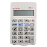 Sharp EL231 LB Electronic Pocket Calculator