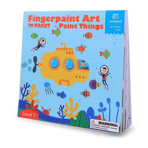 Fingerpaint Art: Paint Things 30 Pages