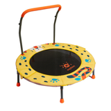 Leap Leopard Mini Trampoline with Handle Bar 92cm
