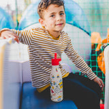 Cool Bottles Kids Reusable Thermal Bottle: Messy Robots 350ml