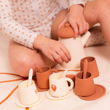Silicone Tea Set: Strawberry Fields 9pc