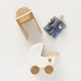 Dolls House Nursery & Baby Set 5pc