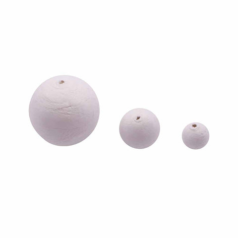 Paper Spheres White - Assorted Sizes 50pc