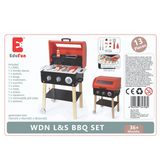 Wooden BBQ Set 13pc