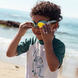 Swim Goggles: Green Dog