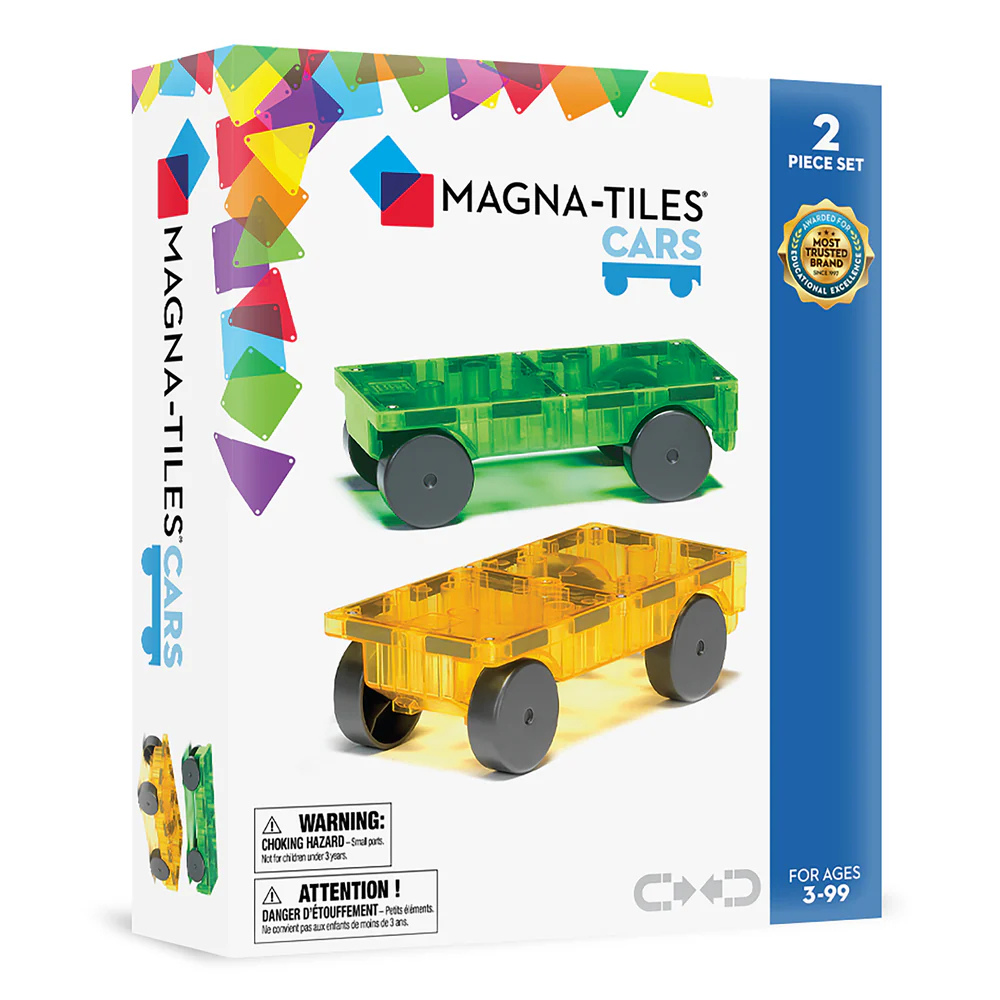 Magna-Tiles Cars Expansion Set 2pc