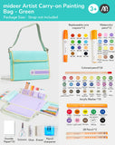 Artist Carry-On Painting Bag: Green