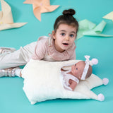 Llorens - Anatomically Correct Baby Girl Doll w Clothing & Sleepbag Nica 40cm