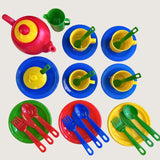 Plastic Tea & Dinner Set 34pc