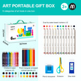 6-in-1 Portable Art Gift Box