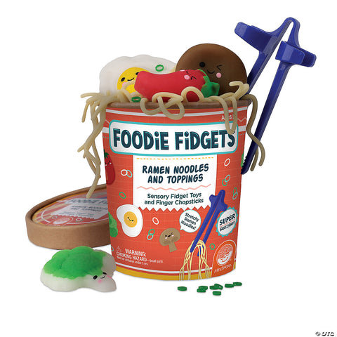 Foodie Fidgets: Ramen Noodles And Toppings
