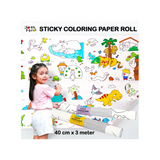Sticky Drawing Paper: Animal Stories 40cm x 3m