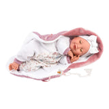 Llorens - Baby Girl Doll With Clothing, Accessories & Crying Mechanism: Heidi with Blanket 42cm