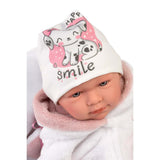 Llorens - Baby Girl Doll With Clothing, Accessories & Crying Mechanism: Mimi with Carrycot 42cm