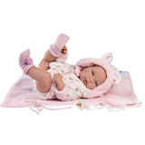 Llorens - Baby Girl Doll With Clothing & Accessories: Nica With Nappy Changer 40cm