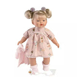 Llorens - Baby Girl Doll with Crying Mechanism, Clothing & Accessories: Aitana 33cm