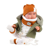 Llorens - Baby Boy Doll With Clothing, Accessories & Crying Mechanism: Talo 44cm