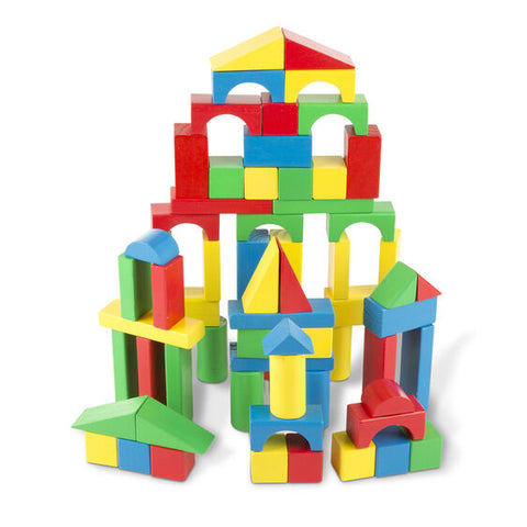 100 Piece Wood Blocks Set