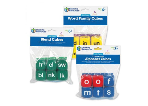 Soft Foam Phonics Cube Set 18pc