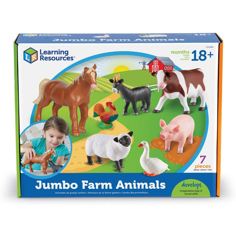 Jumbo Farm Animals 7pc