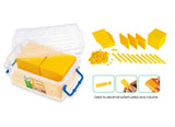 Base Ten Yellow Linking Set 161pc in container - iPlayiLearn.co.za