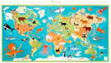 World Map Floor Puzzle 100pc