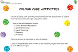 Activity Cards Colour Cubes Set 1 - iPlayiLearn.co.za
