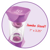 Jumbo Sand Timer Purple: 10 Minute Timer