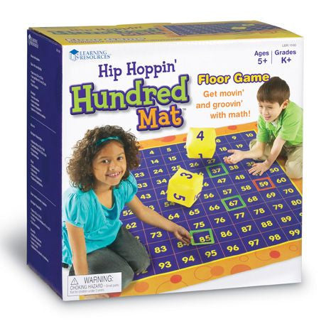 Hip Hoppin Hundred Mat Floor Game
