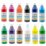 Washable Paint 500ml Non-Toxic: 12 Colours