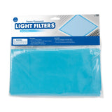 Square Fluorescent Light Filters: Tranquil Blue 4pc