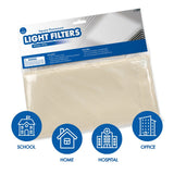 Square Fluorescent Light Filters: Whisper White 4pc