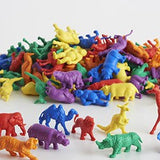 Wild Animals Counters 6 Colours 120pc Polybag