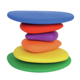 Rainbow Pebbles 36pc 6 Sizes 6 Col in polybag