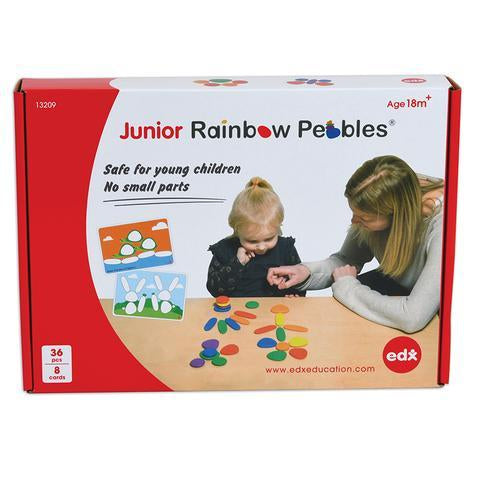 Junior Rainbow Pebbles 36pc & 8 Activity Cards