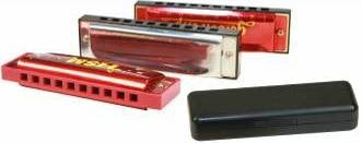 16 Hole Metallic Colour Harmonica