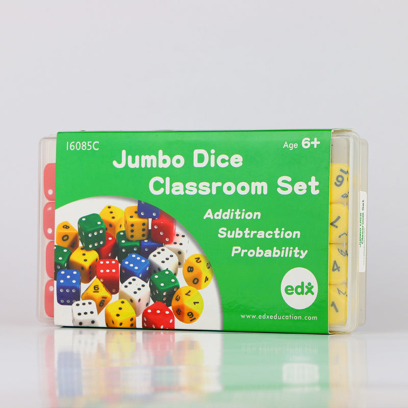 Jumbo Dice Classroom Set 24pc