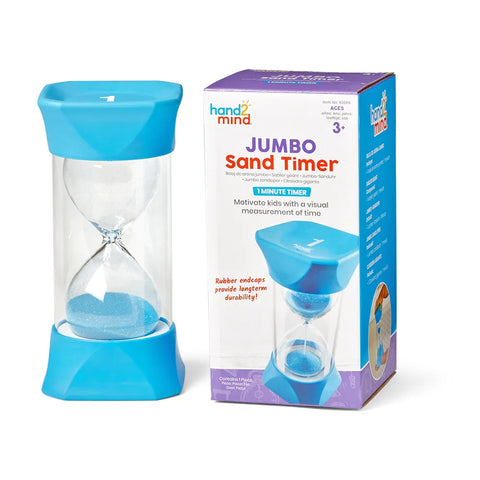 Jumbo Sand Timer Blue: 1 Minute Timer