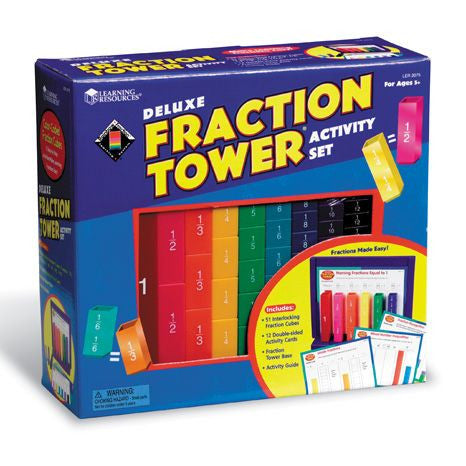 Fraction Tower® Deluxe Activity Set 51pc - iPlayiLearn.co.za
 - 1