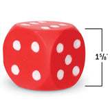 Soft Foam Dot Dice 2pc