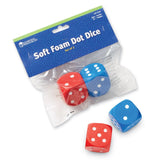 Soft Foam Dot Dice 2pc