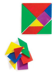 Set Tangram Colorato – 28 Pezzi In Plastica, 4 Colori – Gioco Educativo Per Forme Geometriche – Made In Germany - 3