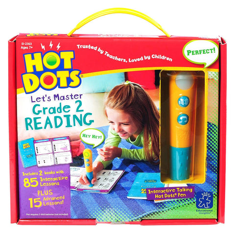 Hot Dots® Jr. Let's Master Grade 2 Reading Set with Hot Dots® Pen