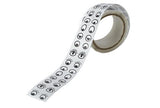 Eye Stickers: Black & White - Roll of 2000
