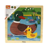 Framed Wooden Puzzle: Duck 9pc