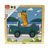 Framed Wooden Puzzle: Car 9pc