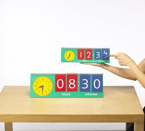 Tell Time Flip Chart DEMO 1pc - iPlayiLearn.co.za