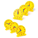 Clock 12hr STUDENT 11cm 6pc