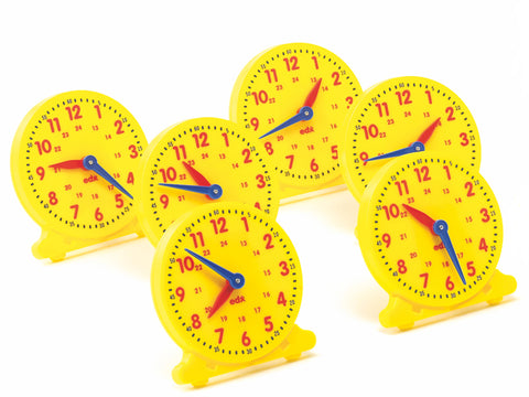 Clock 24hr STUDENT 10cm 6pc