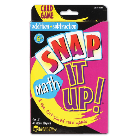 Snap it Up!® Addition/Subtraction Card Game - Demo Stock